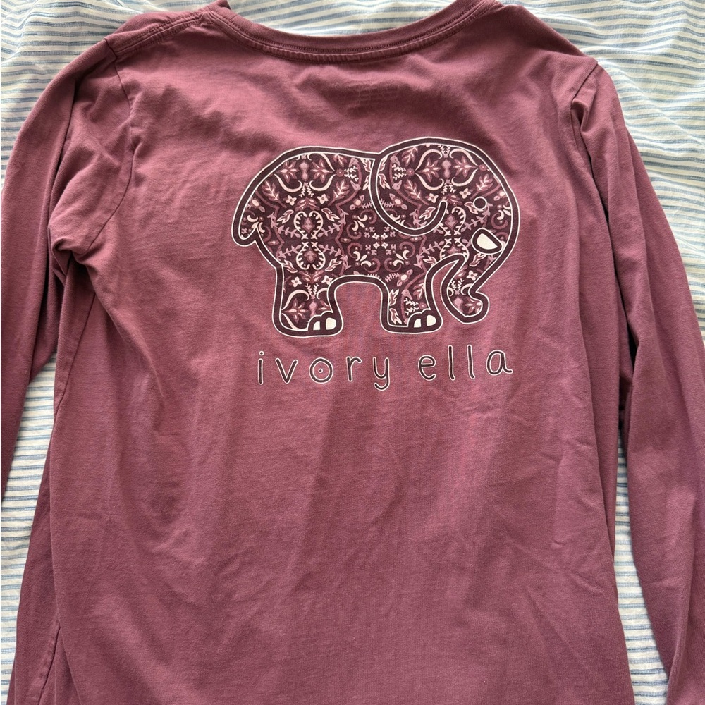 Ivory Ella Long Sleeve Shirt - Pink